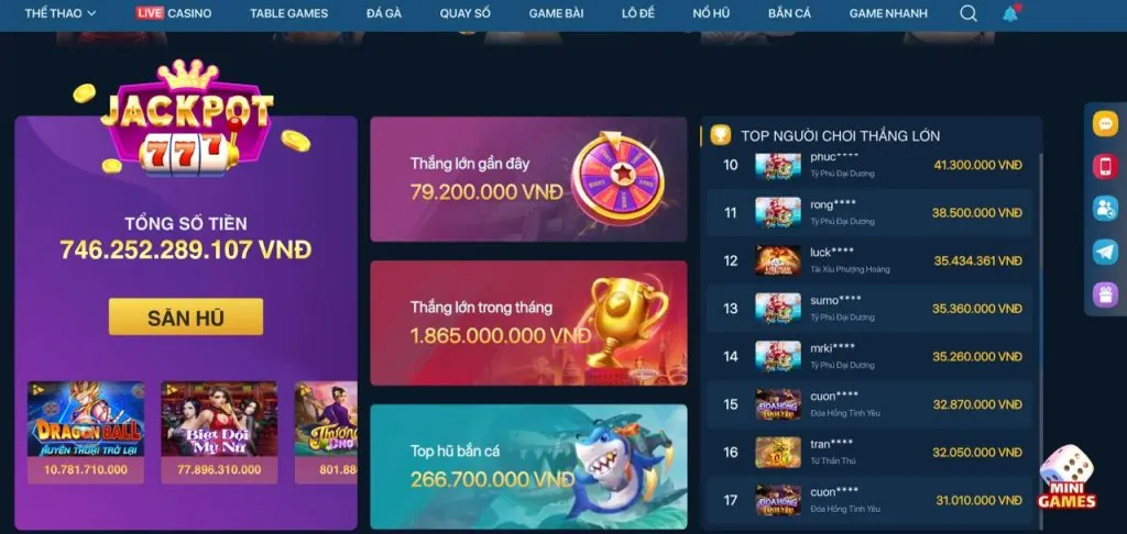 Đa dạng trò chơi 78wim code